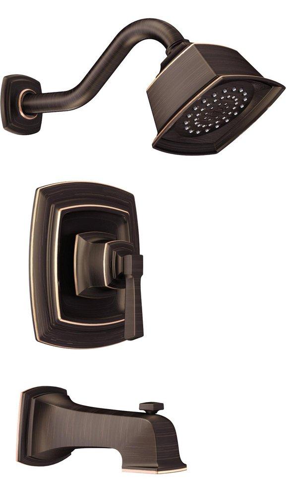 Moen Mediterranean Bronze Single Handle Single Function Bathtub & Shower Faucet (Trim Only) 