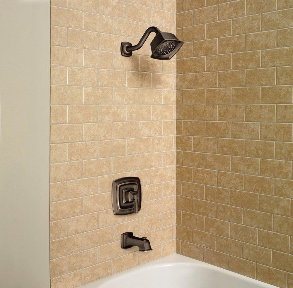 Moen Mediterranean Bronze Single Handle Single Function Bathtub & Shower Faucet (Trim Only) 