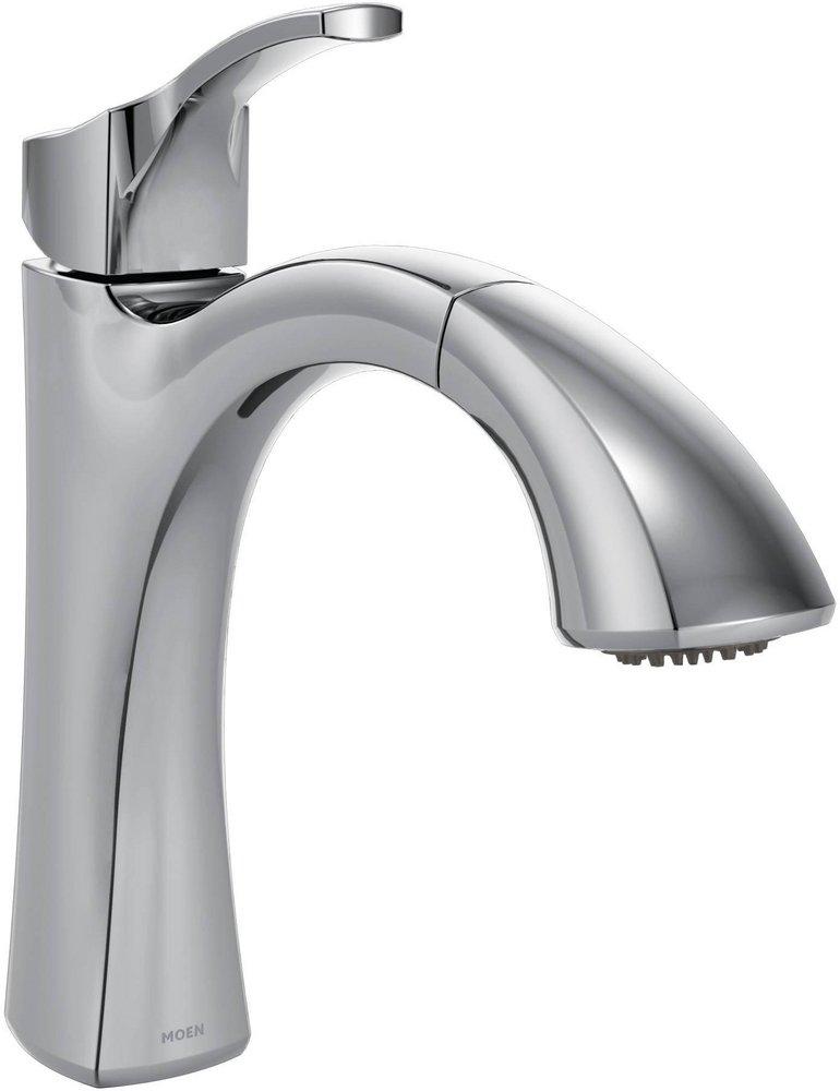 Moen Chrome Single Handle Pull Out Kitchen Faucet 
