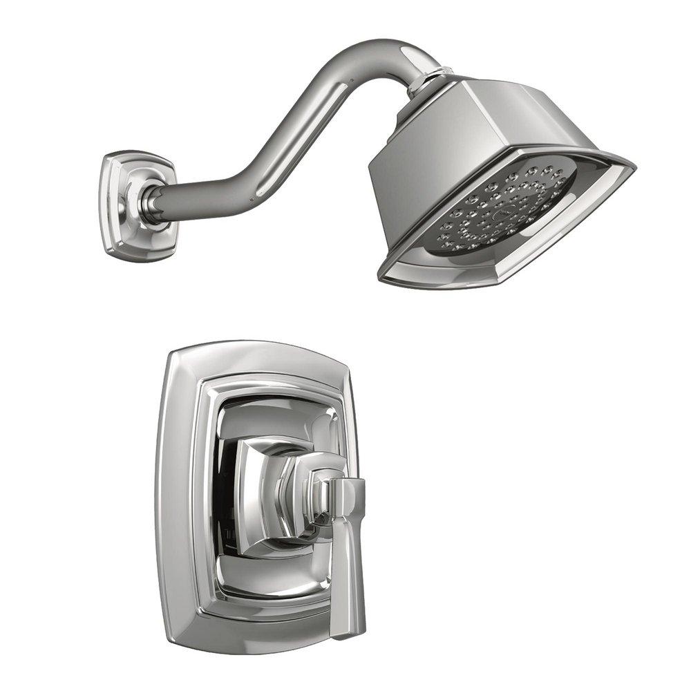 Moen Polished Chrome Single Handle Single Function Shower Faucet (Trim Only) 