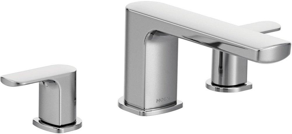 Moen Polished Chrome Two Handle Roman Tub Faucet (Trim Only) 
