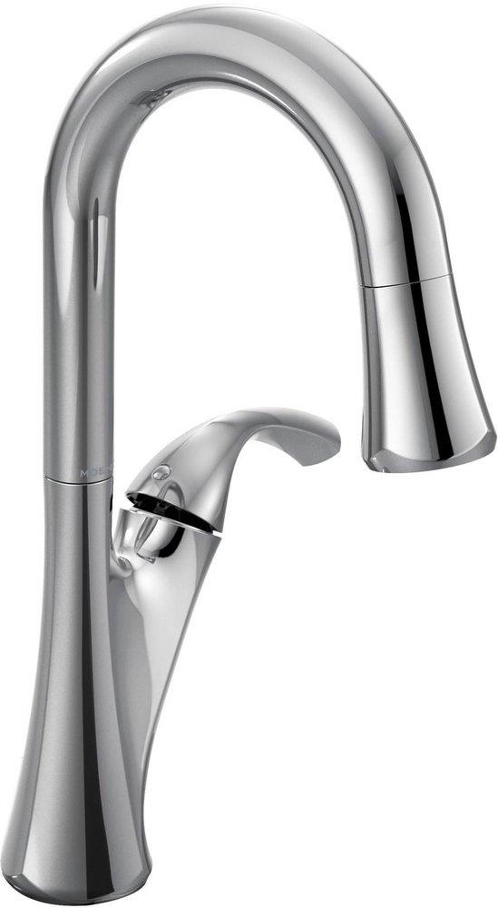 Moen Chrome Single Lever Handle Bar Faucet 