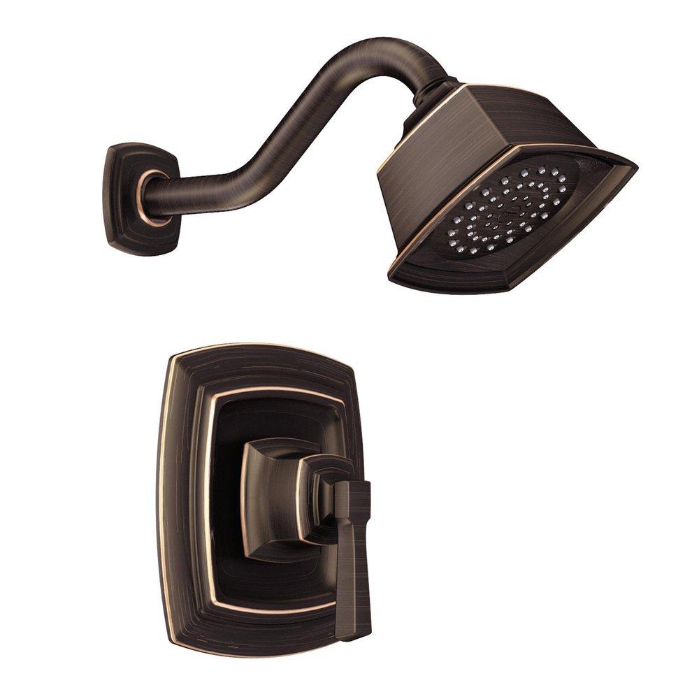 Moen Mediterranean Bronze Single Handle Single Function Shower Faucet (Trim Only) 
