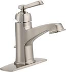 Single Handle Monoblock Bathroom Sink Faucet in Spot Resist™ Brushed Nickel
