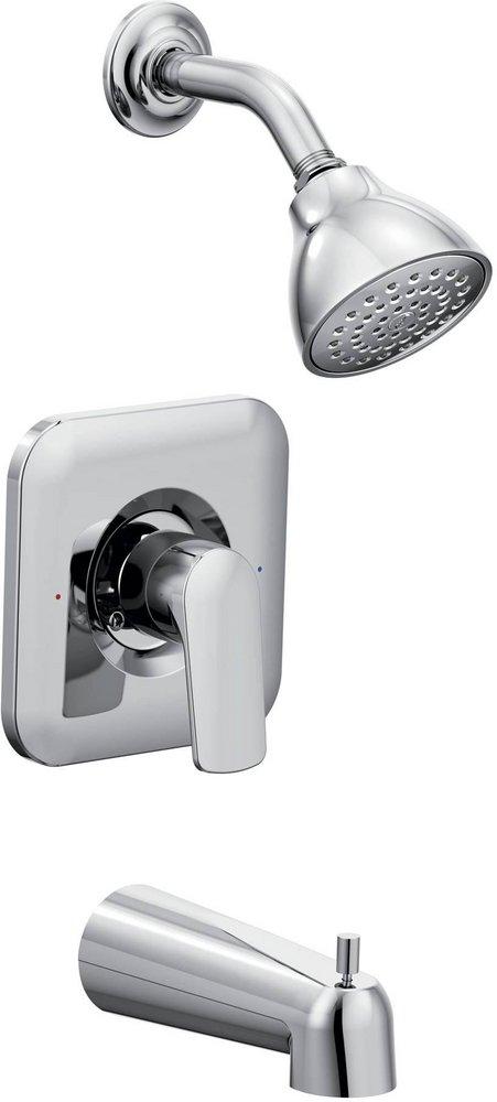 Moen Polished Chrome Single Handle Single Function Bathtub & Shower Faucet (Trim Only) 