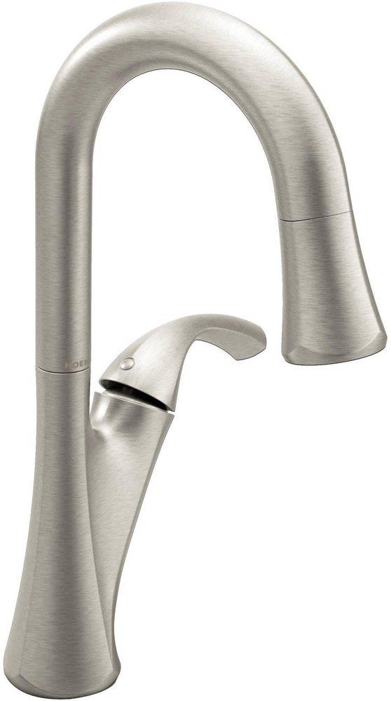 Moen Spot Resist Stainless Single Lever Handle Bar Faucet 