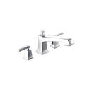 Two Handle Roman Tub Faucet in Polished Chrome (Trim Only)