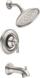 Moen Spot Resist Brushed Nickel Single Handle Single Function Bathtub & Shower Faucet 