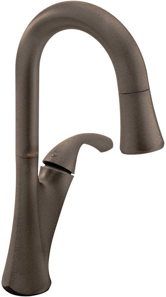 Moen Oil Rubbed Bronze Single Lever Handle Bar Faucet 