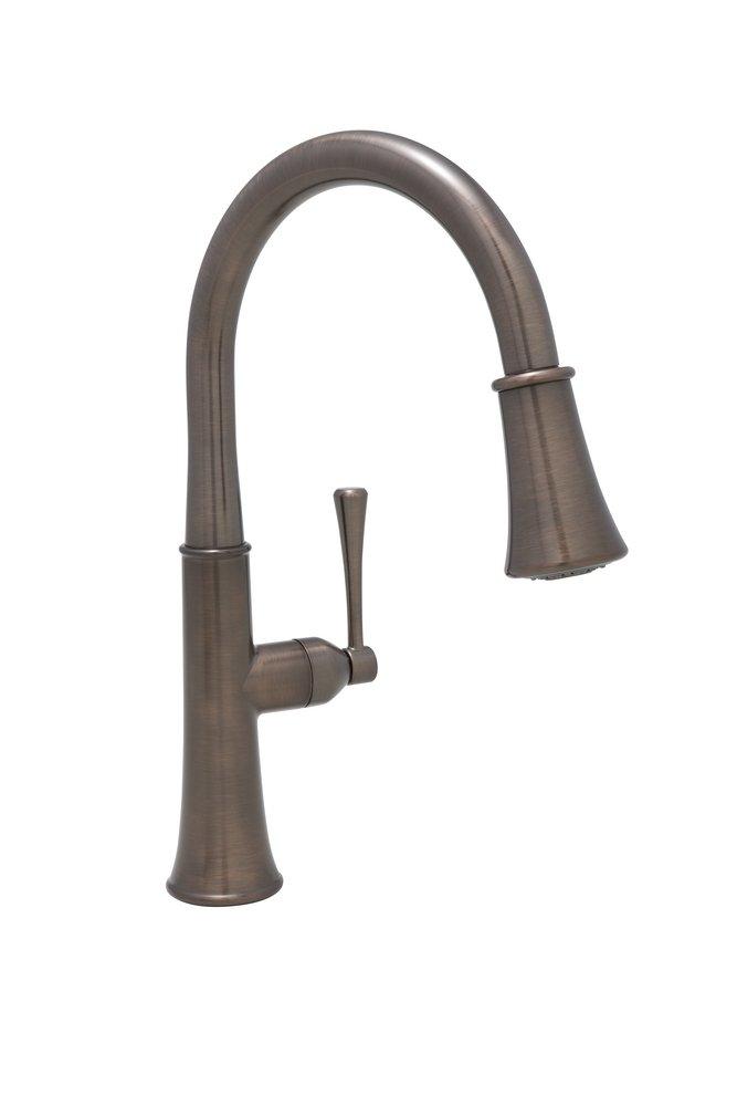 Mirabelle&reg; Oil Rubbed Bronze Single Handle Pull Down Kitchen Faucet 