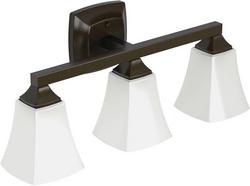 22" 3 Light Bathroom Vanity Light in Oil Rubbed Bronze