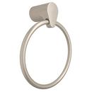 Round Closed Towel Ring in Brushed Nickel