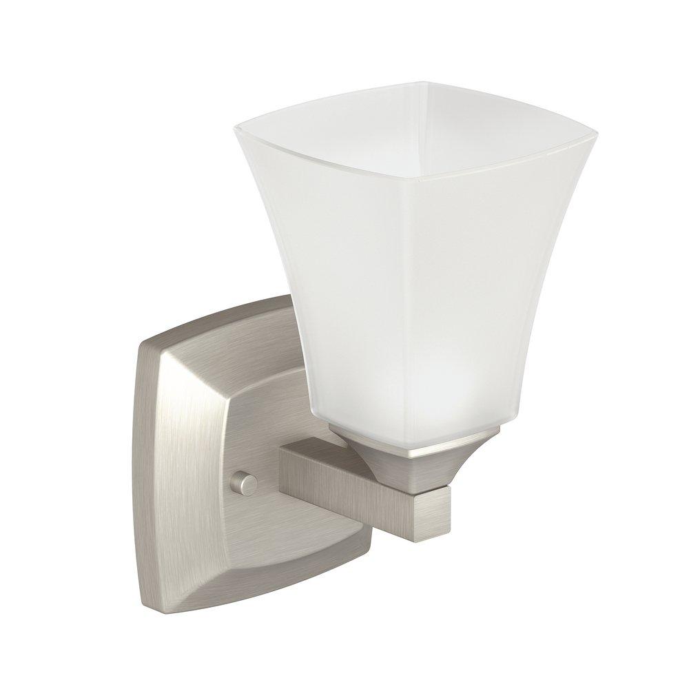 Moen Brushed Nickel 100W Wall Sconce Bath Light Fixture 