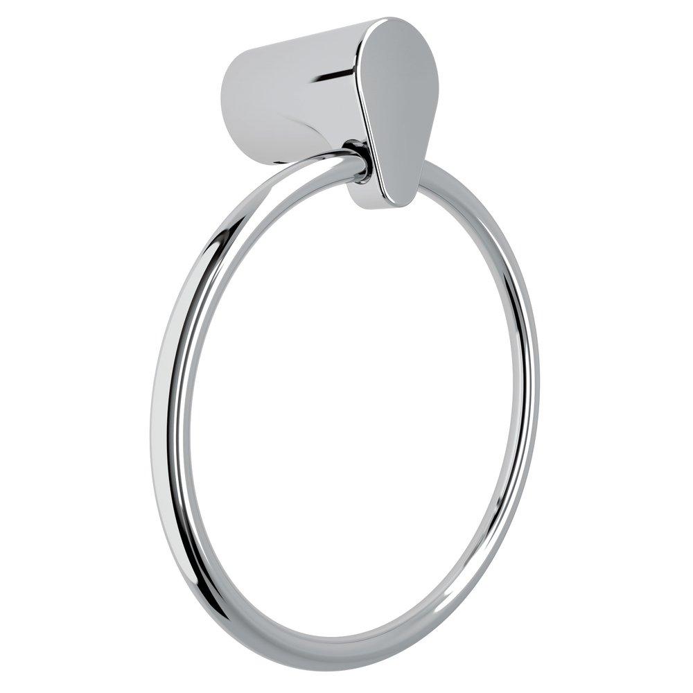 Cleveland Faucet Group Chrome Round Closed Towel Ring 
