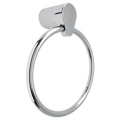 Round Closed Towel Ring in Polished Chrome