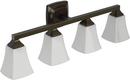 4-Globe Up/Down Lighting Bathroom Vanity Light Fixture in Oil Rubbed Bronze