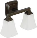 Moen Oil Rubbed Bronze 2-Globe Light Fixture 