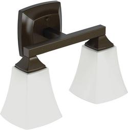 2-Globe Up/Down Lighting Bathroom Vanity Light Fixture in Oil Rubbed Bronze