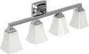 4-Globe Up/Down Lighitng Bathroom Vanity Light Fixture in Polished Chrome