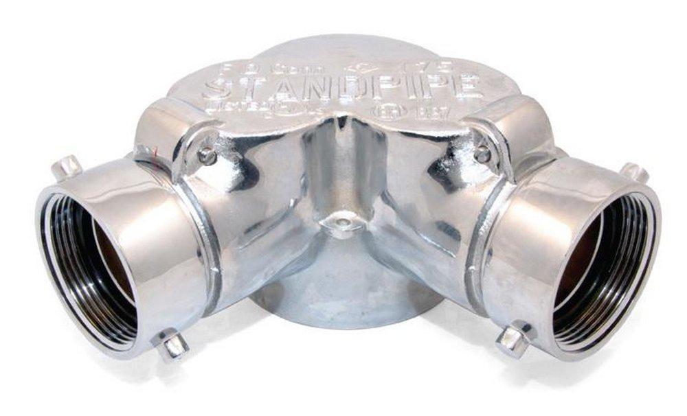 FPPI® Siamese 90 Degree Fire Department Connection Double Clapper 