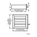 Honeywell Home Metallic Parallel Blade Zone Damper Extruded Aluminum 