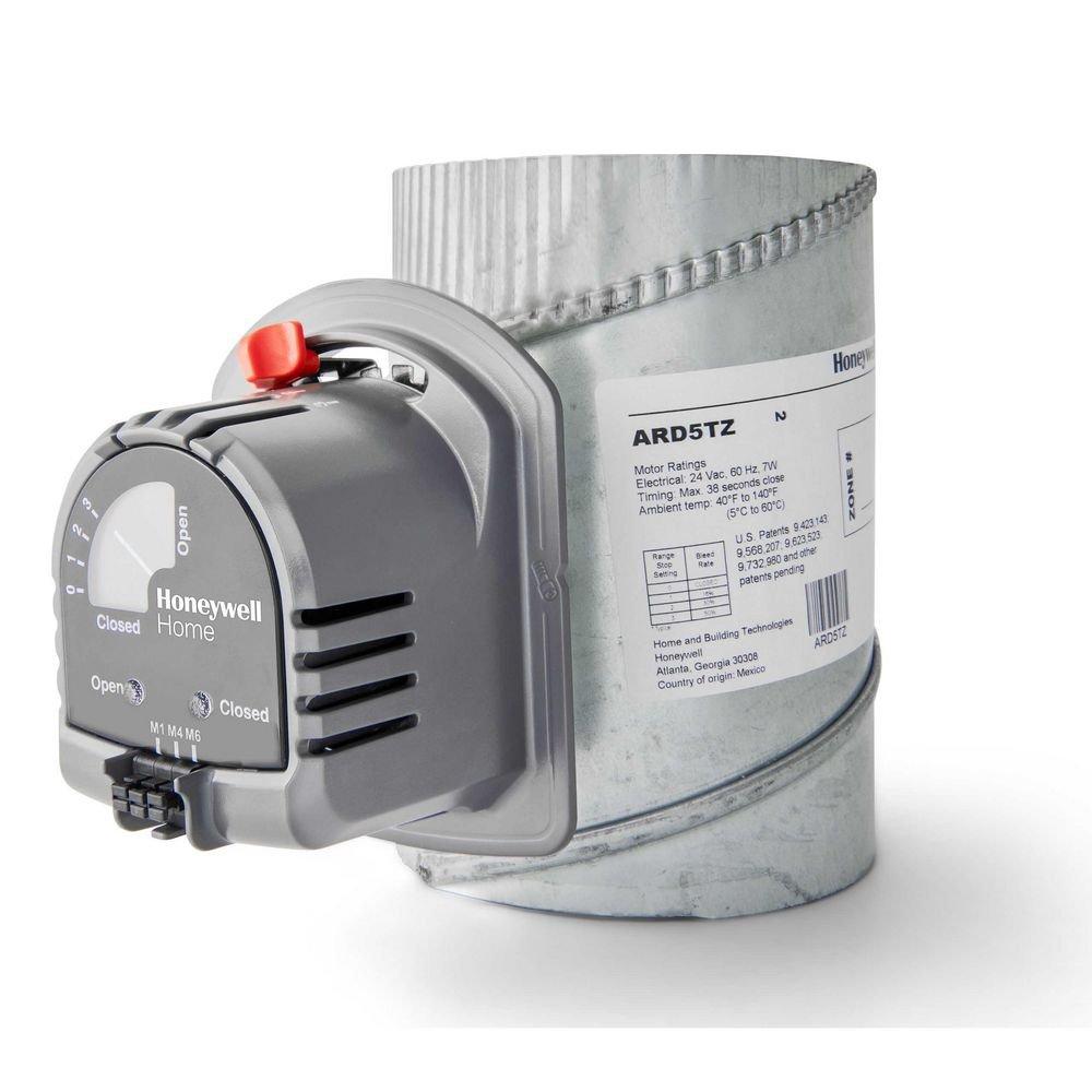 Honeywell Home Metallic Zone Damper Galvanized Steel 