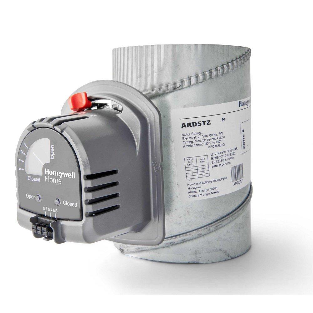 Honeywell Home Metallic Zone Damper Galvanized Steel 