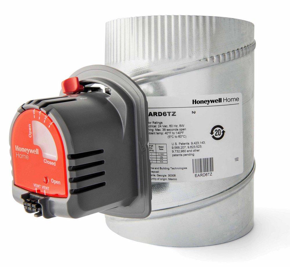 Honeywell Home Metallic Auto Round Economy Damper 