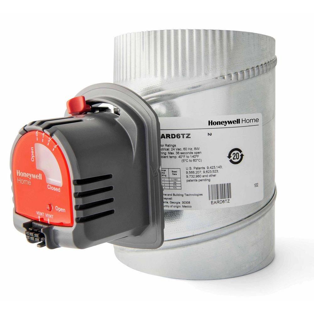 Honeywell Home Metallic Auto Round Economy Damper 