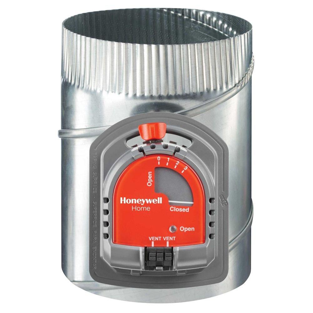 Honeywell Home Metallic Auto Round Economy Damper 