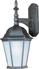 19 in. 9W 1-Light Outdoor Wall Lantern in Rust Patina