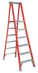 105-23/100 in. Fiberglass Platform Step Ladder