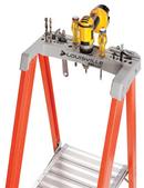 Louisville Ladder Orange Fiberglass 300 lb Platform Ladder 