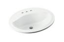 Sterling White Drop-in Basin 