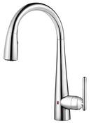 Electronic Pull-Down Kitchen Faucet with Single Lever Handle in Polished Chrome