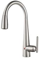 Electronic Pull-Down Kitchen Faucet with Single Lever Handle in Stainless Steel