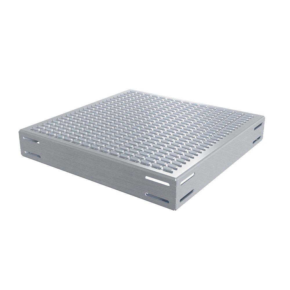 ErectaStep® Grey 36 x 36 in. Universal Platform, Aluminum 