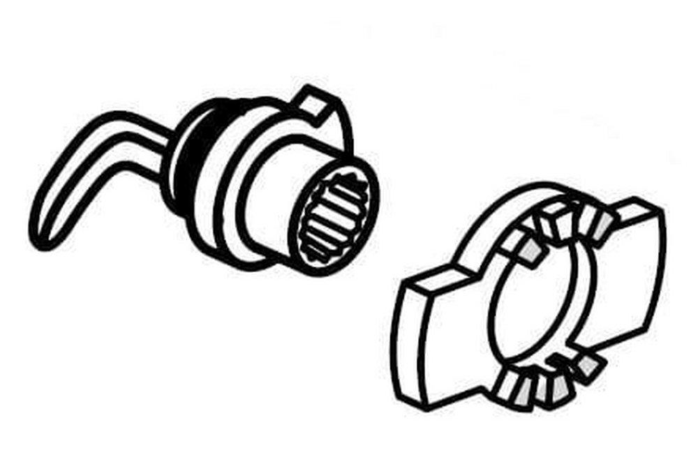 American Standard Black/Chrome Plastic Cam Assembly 