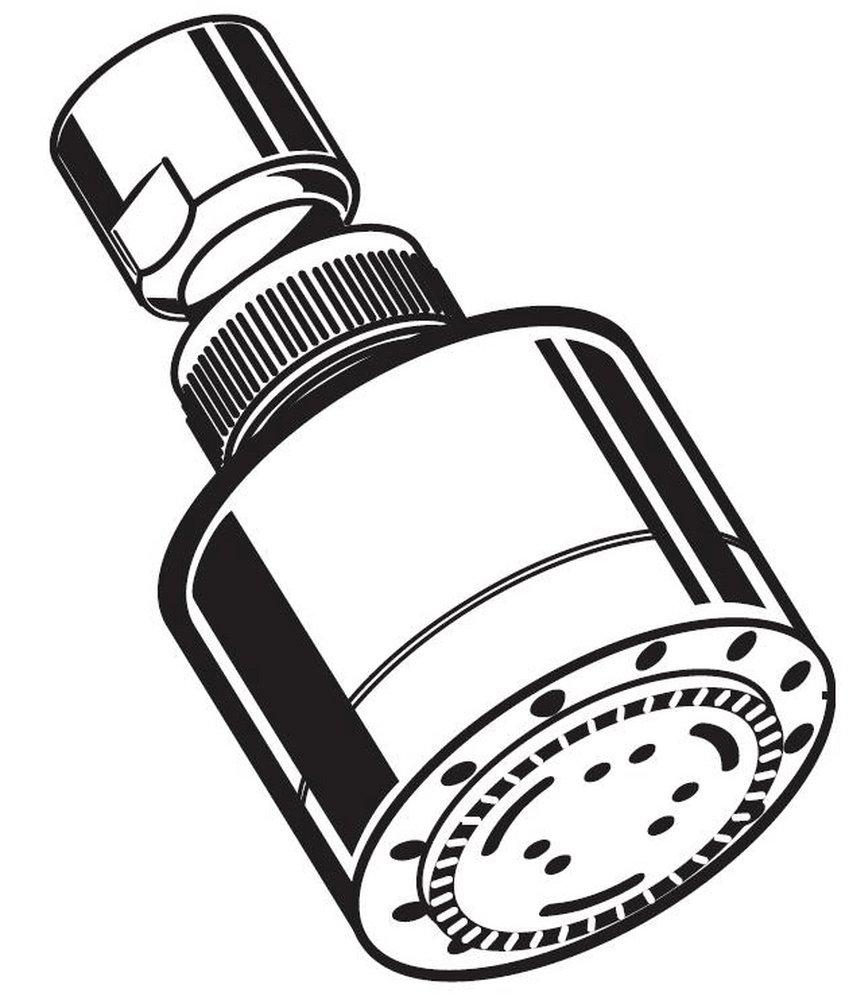 American Standard Polished Chrome Dual Function Showerhead 