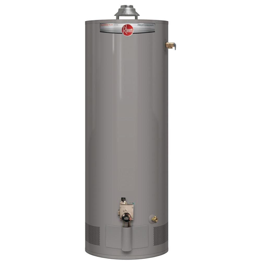 Rheem Tall 40 MBH Residential Natural Gas Water Heater 