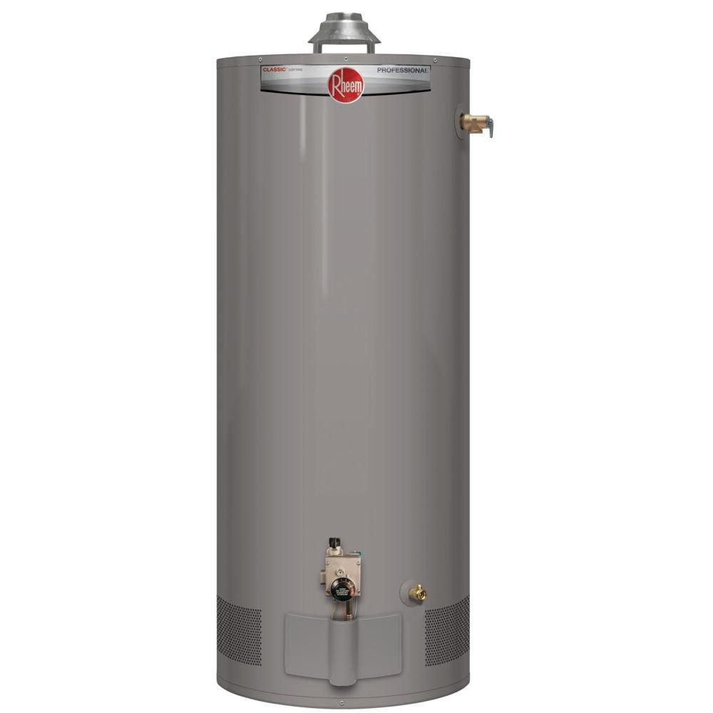Rheem 50 gal Short 40 MBH Residential Natural Gas Water Heater 