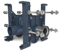 4 in. Adjustable Vertical Back to Back Siphon Jet No Hub Water Closet Carrier