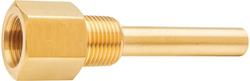 4 x 1/2 in. Brass Bimetal Thermowell