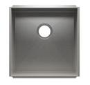 19-1/2 x 19-1/2 in. 1 Hole Stainless Steel Single Bowl Undermount Kitchen Sink in Brushed Stainless Steel