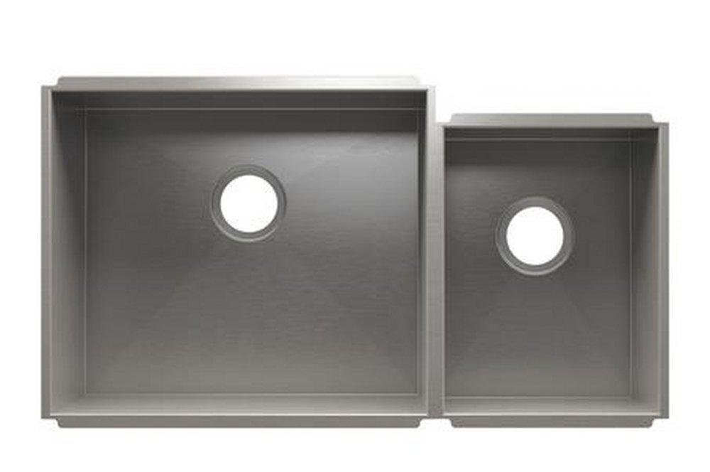 Julien Stainless Steel 19-1/2 x 35-1/2 x 10 in. Double Bowl Kitchen Sink 