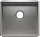 19-1/2 x 17-1/2 in. 1 Hole Stainless Steel Single Bowl Undermount Kitchen Sink in Brushed Stainless Steel