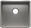 Julien Brushed Stainless Steel 19-1/2 x 17-1/2 in. 1 Hole Stainless Steel Single Bowl Undermount Kitchen Sink 