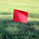 Presco Red Stake Flag 