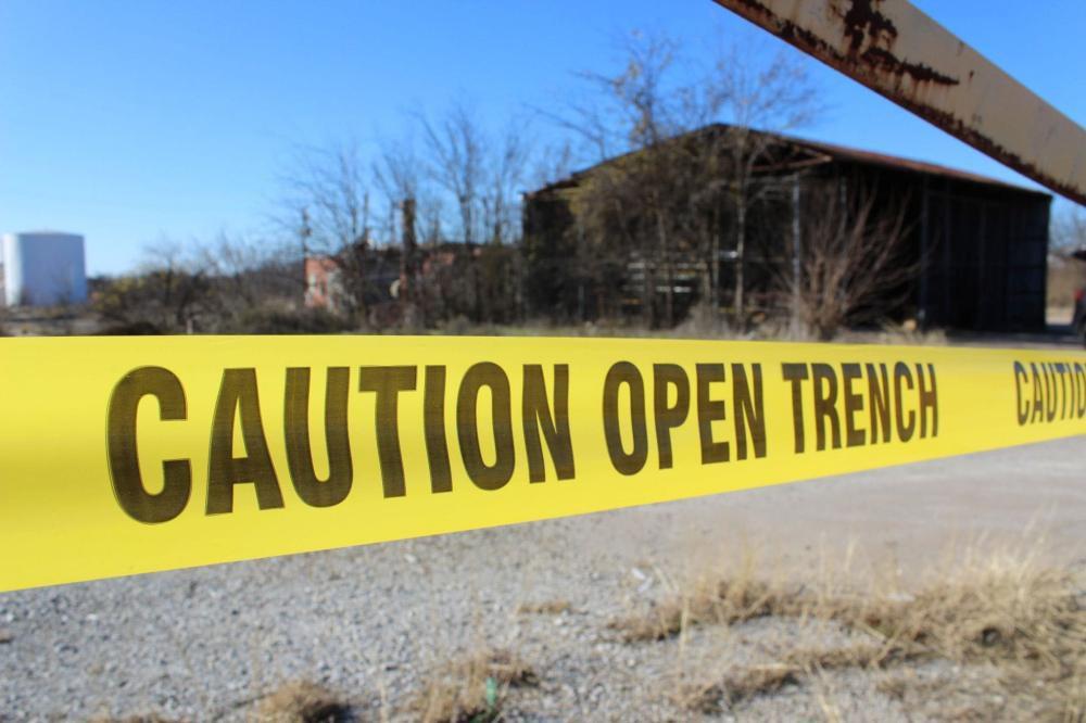 Presco Yellow 3 in. x 1000 ft. 4 mil Plastic Safety Barrier Tape in Yellow 