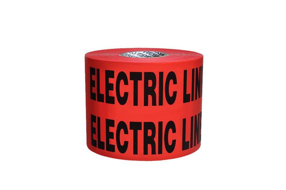 Presco Red 1000 ft. Non-Detectable Electric Tape in Red 